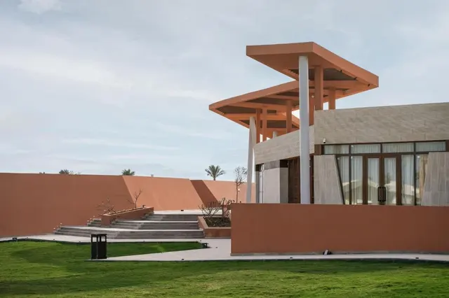 Contemporary exterior of Good Days Boutique Hotel in Somabay