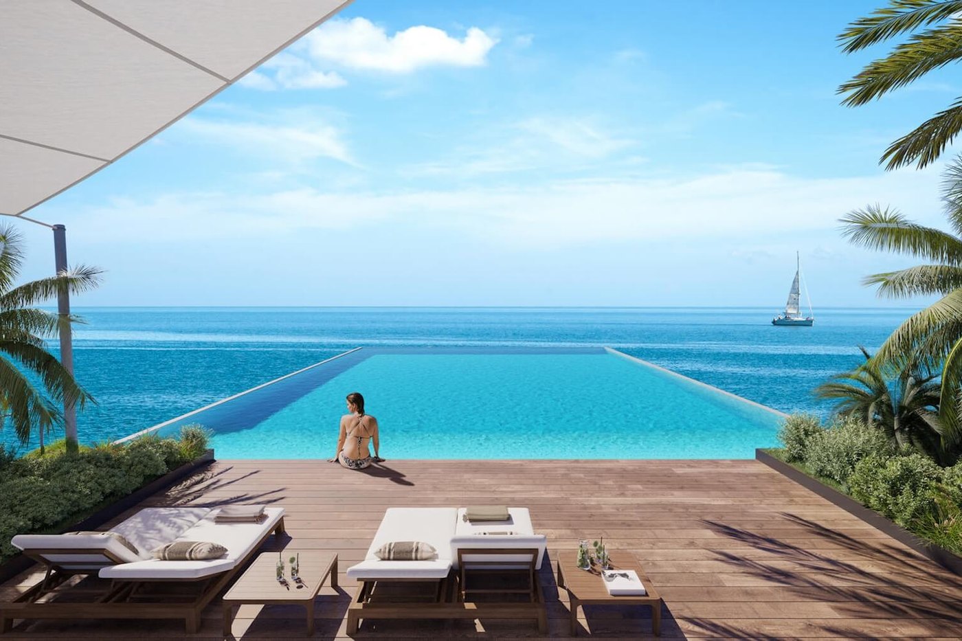 Soul, infinity pool terrace overlooking the Mediterranean