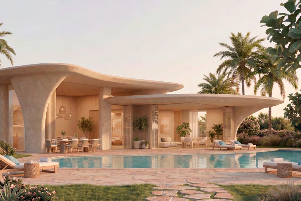 Beachfront Villa at Hacienda Ras El Hekma — developer render
