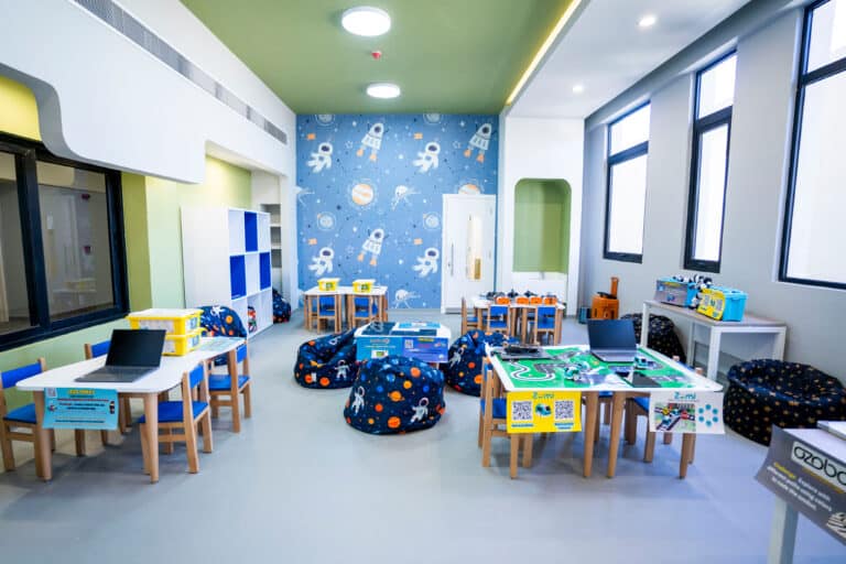 A bright learning space at GEMS International School Somabay