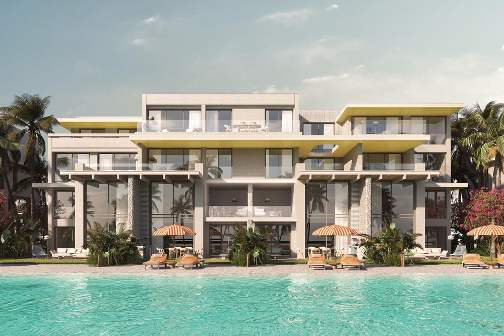 Campbell Gray Lagoona, lagoon-front residences at The Med — developer render