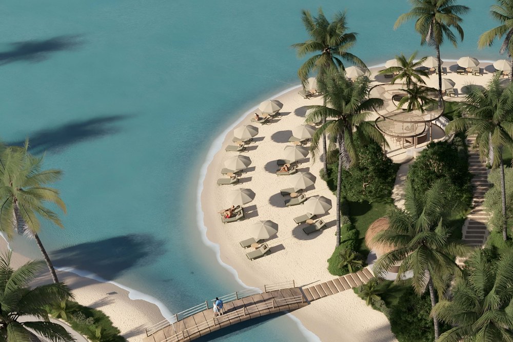 Waterfall Village chalets, The Med — developer render